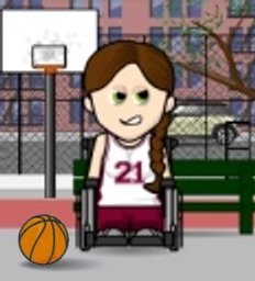 My wheelchair basketball WeeMee avatar